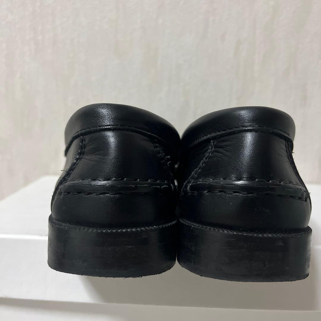 アルテサノスARTESANOSレザービットローファードレスシューズ37ブラック黒