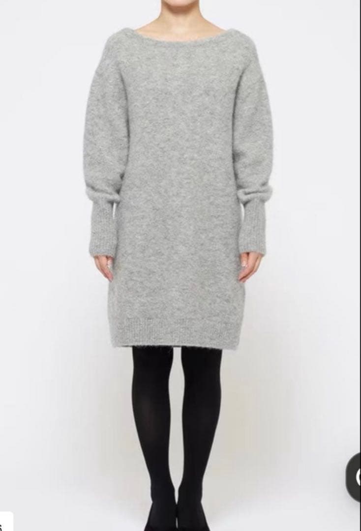 美品☆uncrave☆アンクレイヴ☆アルパカ☆ニット☆ワンピ☆ピンク☆