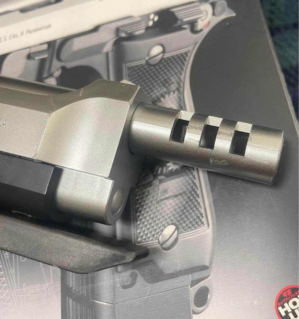 東京マルイ　電動ハンドガン　M93R シルバースライド　リポ化　SBD取付済み