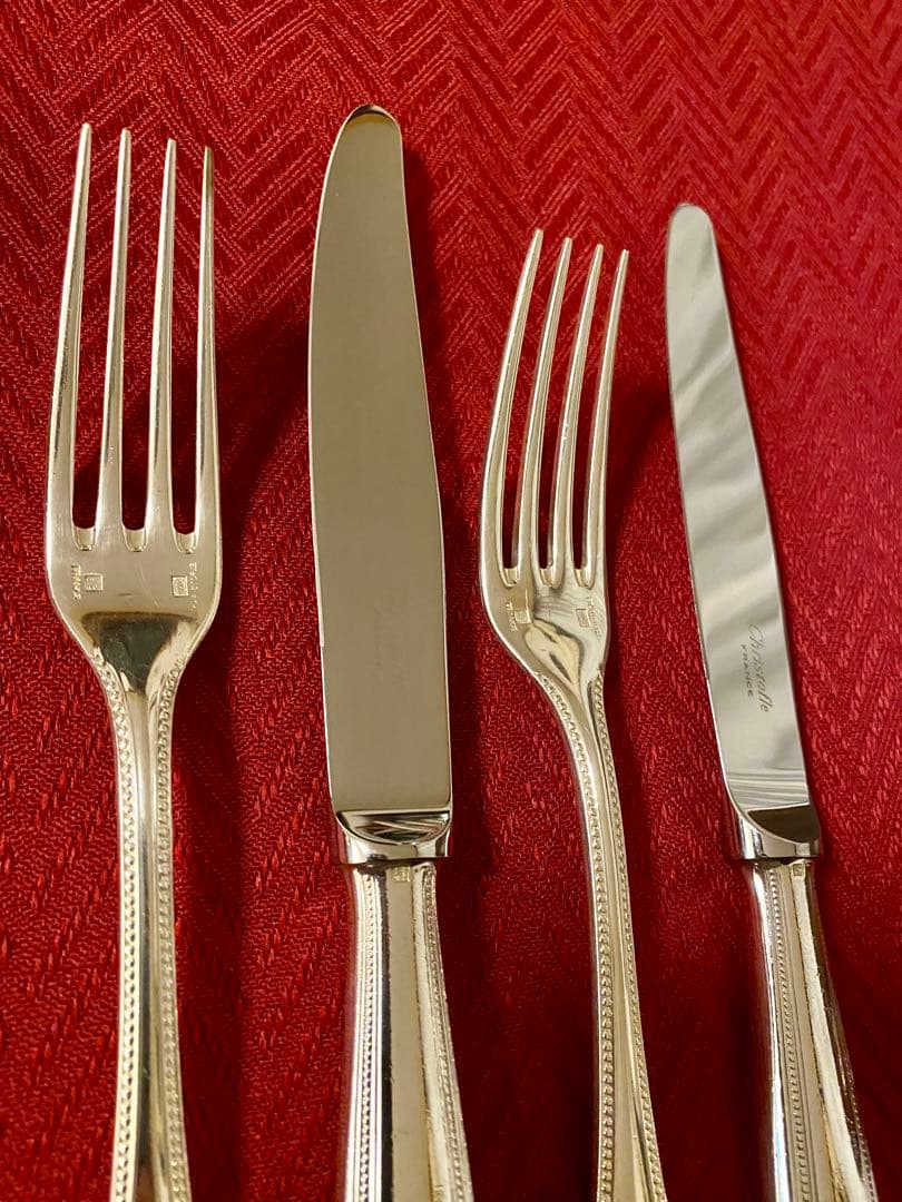 【spaceさま専用商品】クリストフル パール ナイフ・フォーク ペアセット