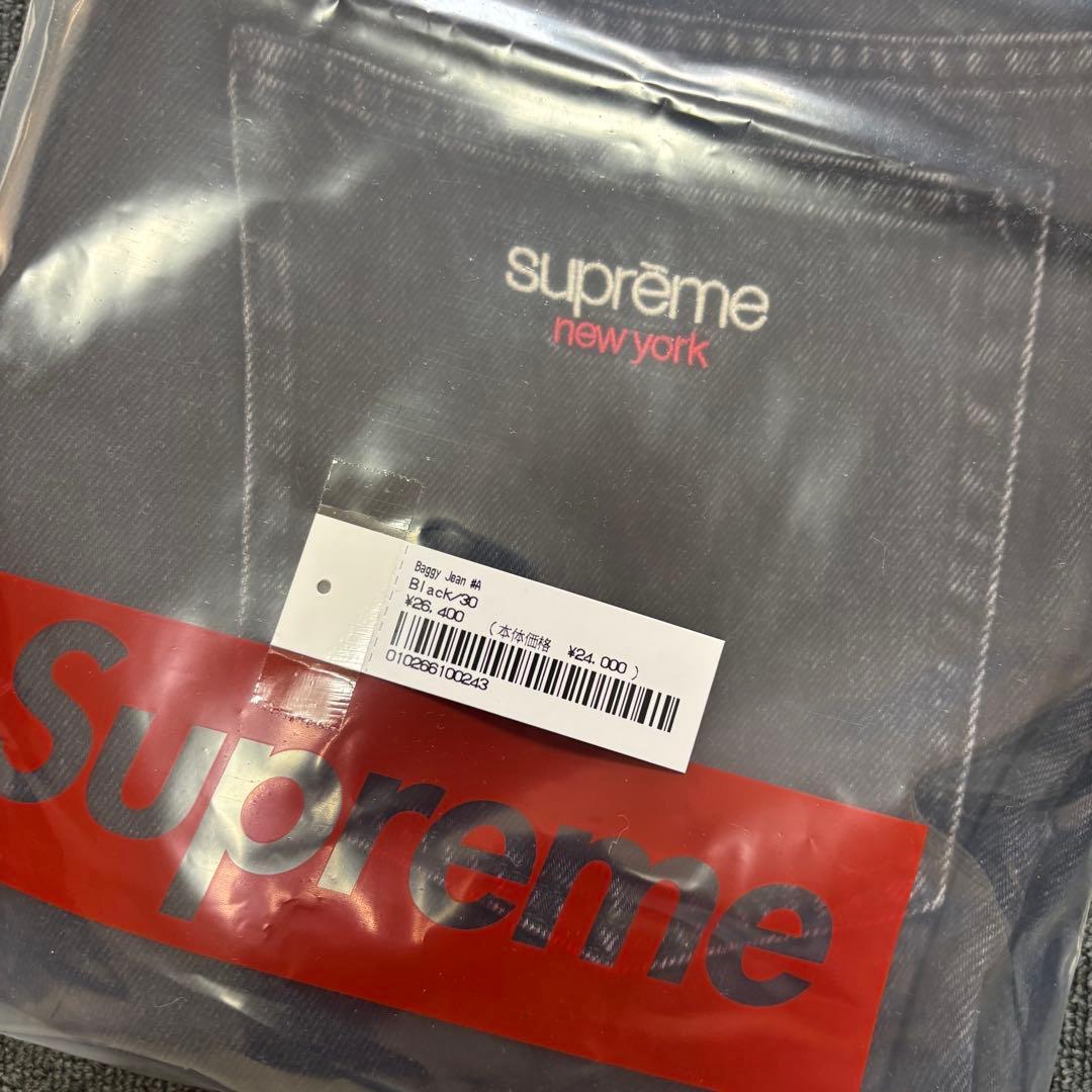 パンツ supreme baggy jeans black 25ss 30size