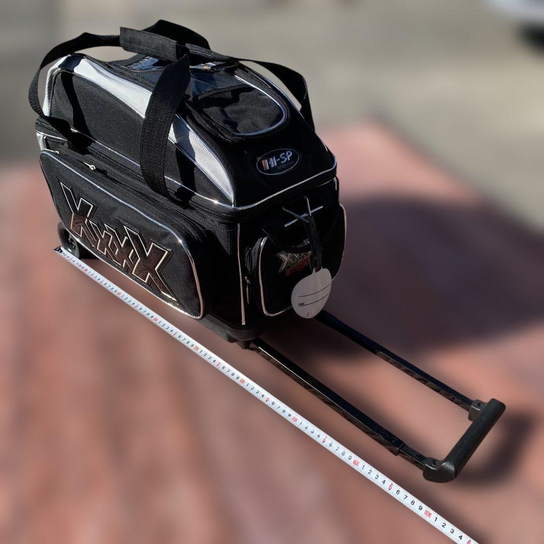 HI-SP XXXX STRIKES 2ボール用 ボウリングバッグ キャスター