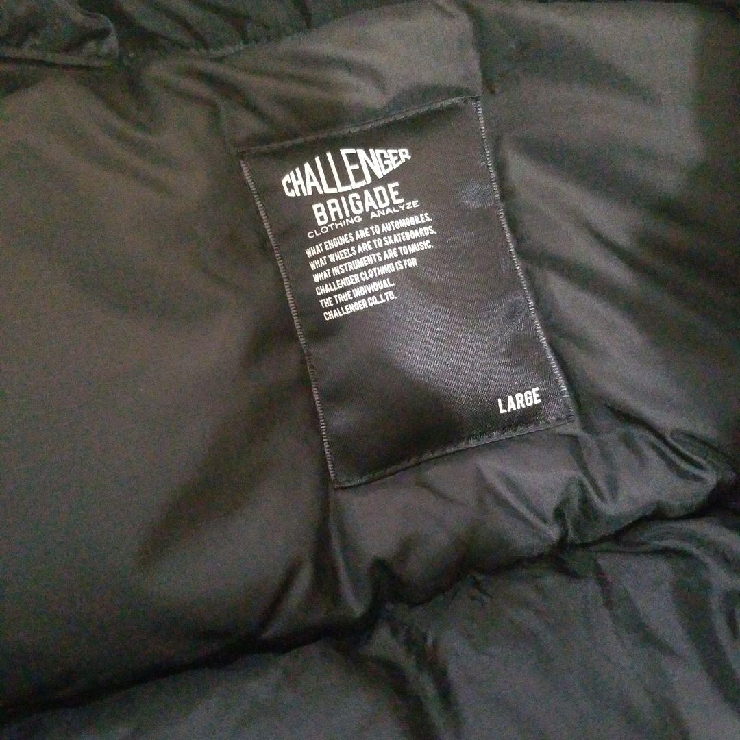 チャレンジャー　ジャケット　スカル ナイロン　Lサイズ