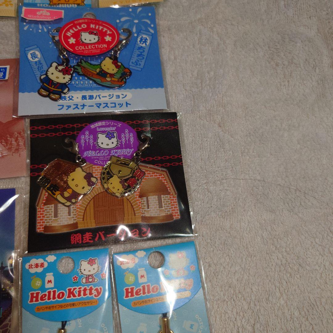 ご当地キティメタルストラップ・ファスナーアクセサリー・ピンズ・根付28ヶセット