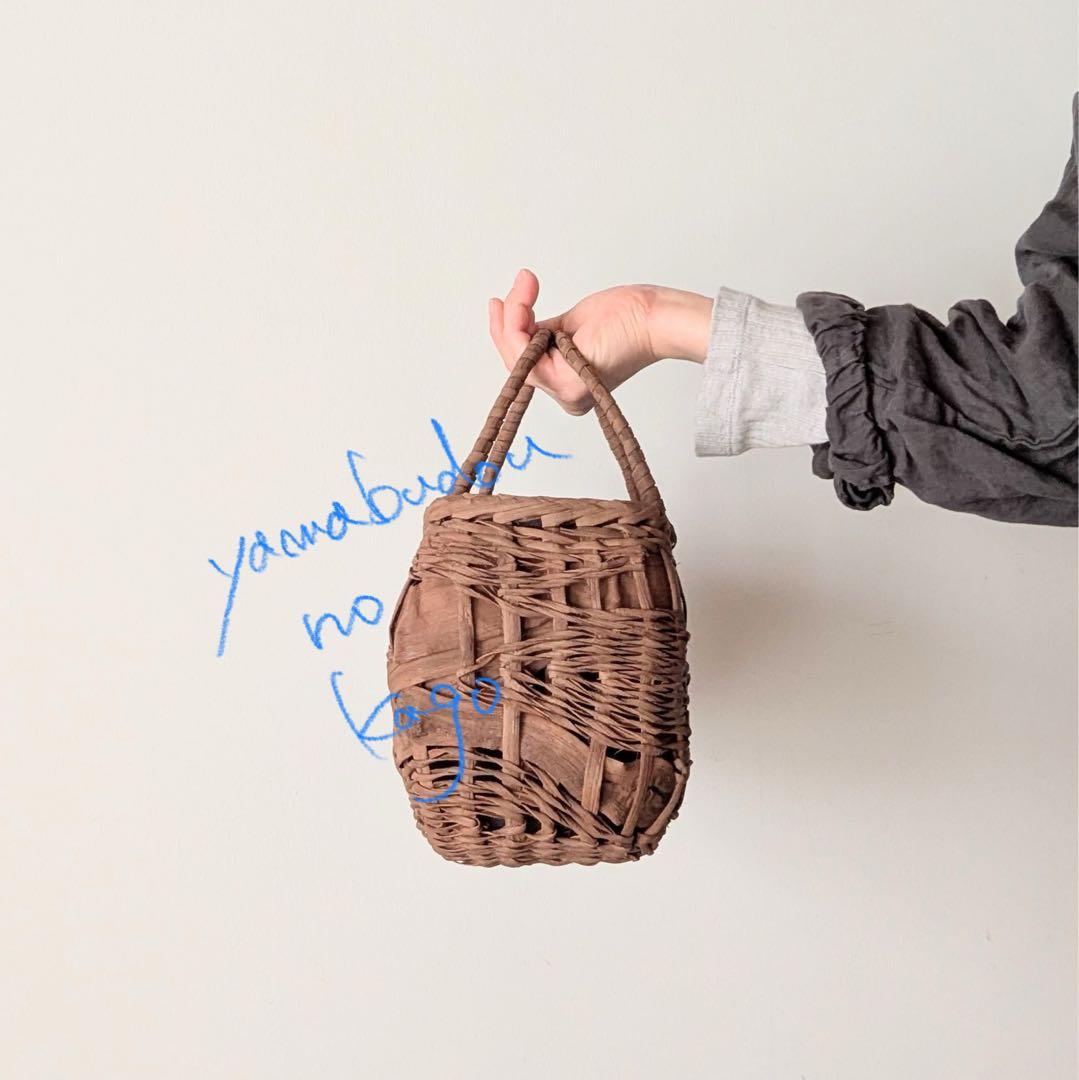 山葡萄籠バッグMARUCOさま専用　山葡萄カゴバッグ