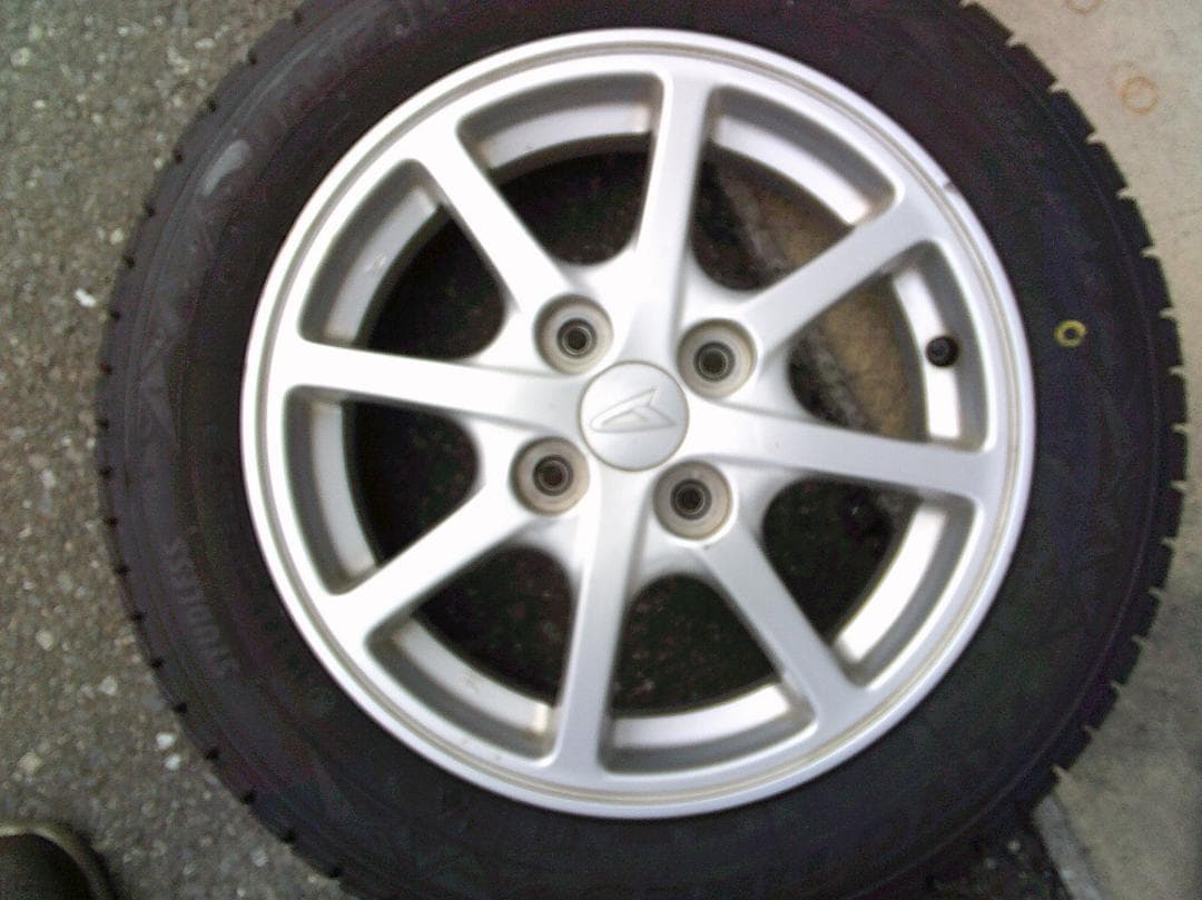 送料込★新品トーヨースタッドレス+ダイハツ純正★155/65R14★24年製★