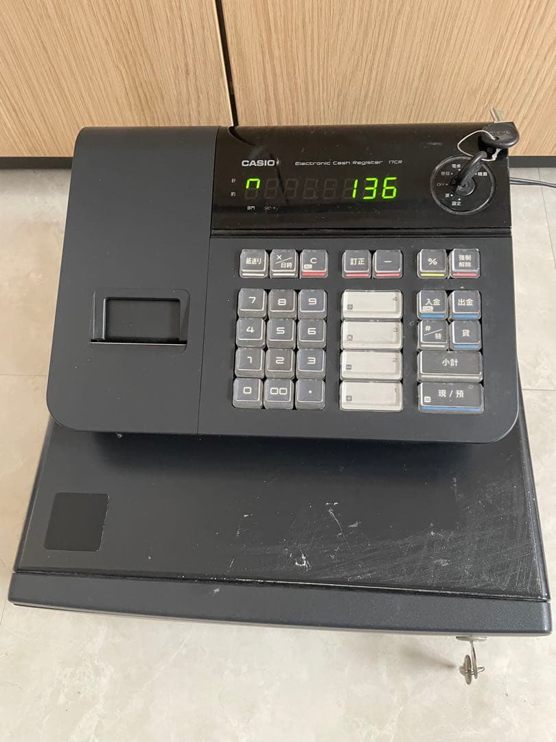 CASIO コンパクトレジスター 17CR