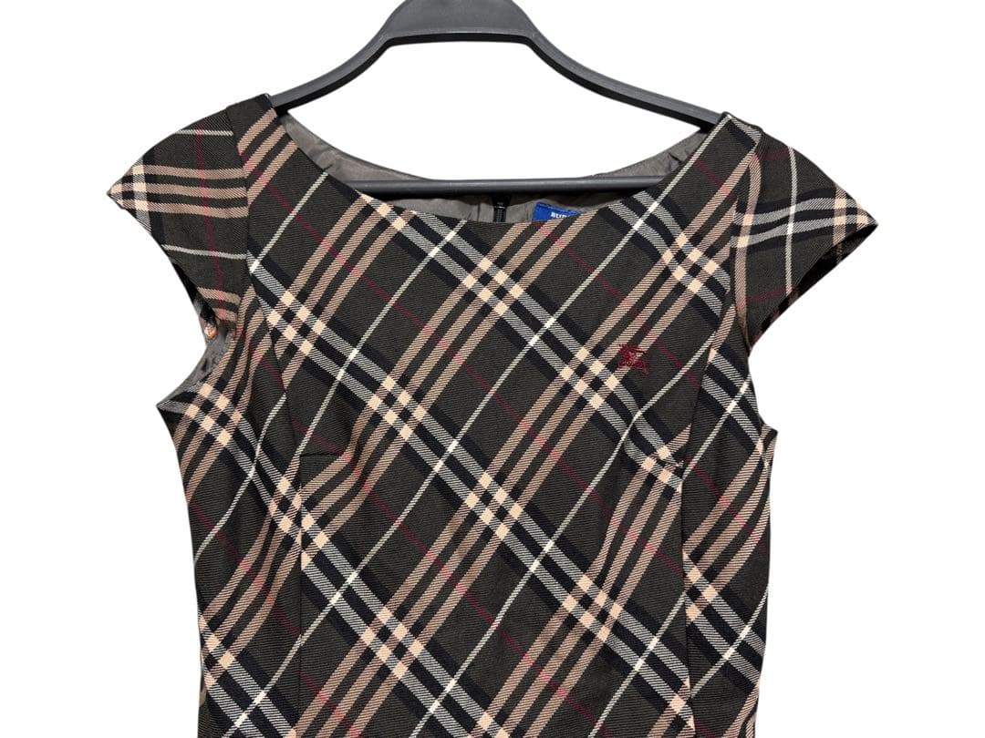 RT-152613BURBERRY BLUE LABEL半袖ミニワンピース