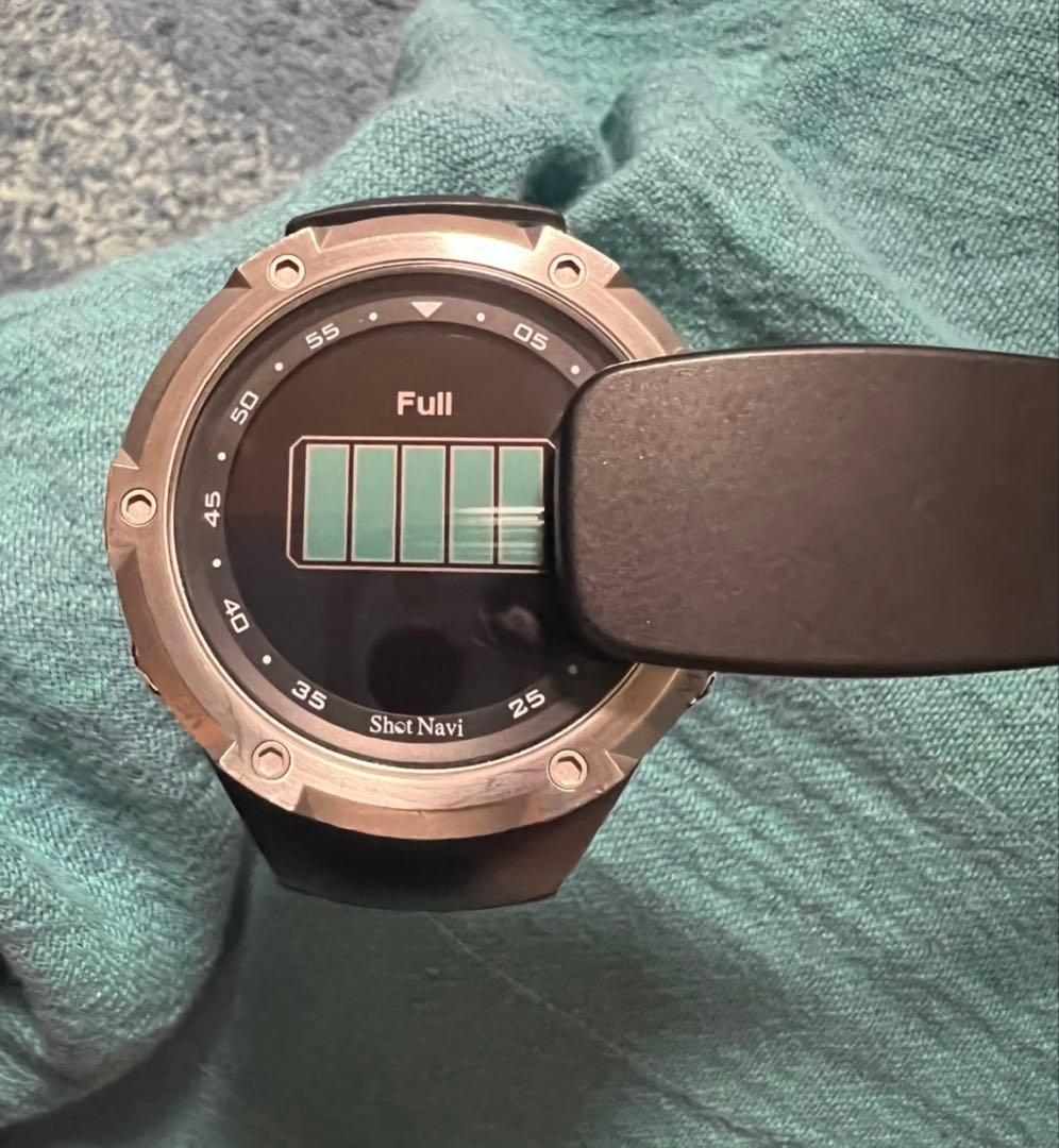 【BOX付】Shot Navi W1 Evolve 黒 ゴルフGPSウオッチ