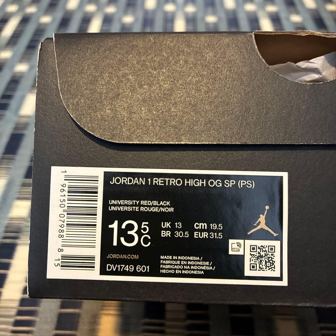 スニーカー JORDAN 1 RETRO HIGH OG SP(PS) 19.5cm