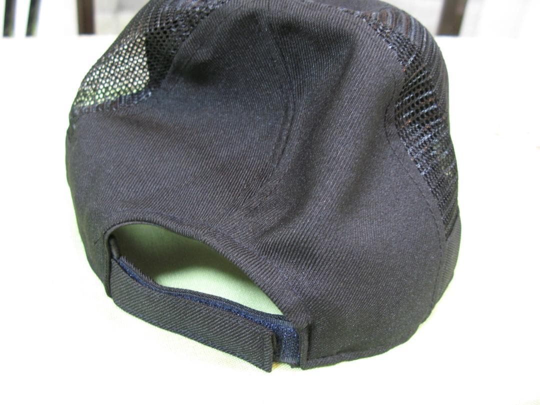 カンボジア アーミーキャップ 軍隊帽子 黒メッシュA