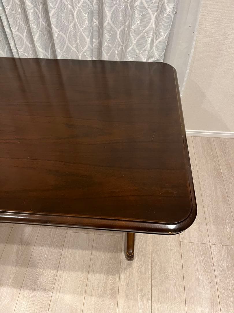 【カリモク】コロニアル　ダイニングテーブル　レトロ