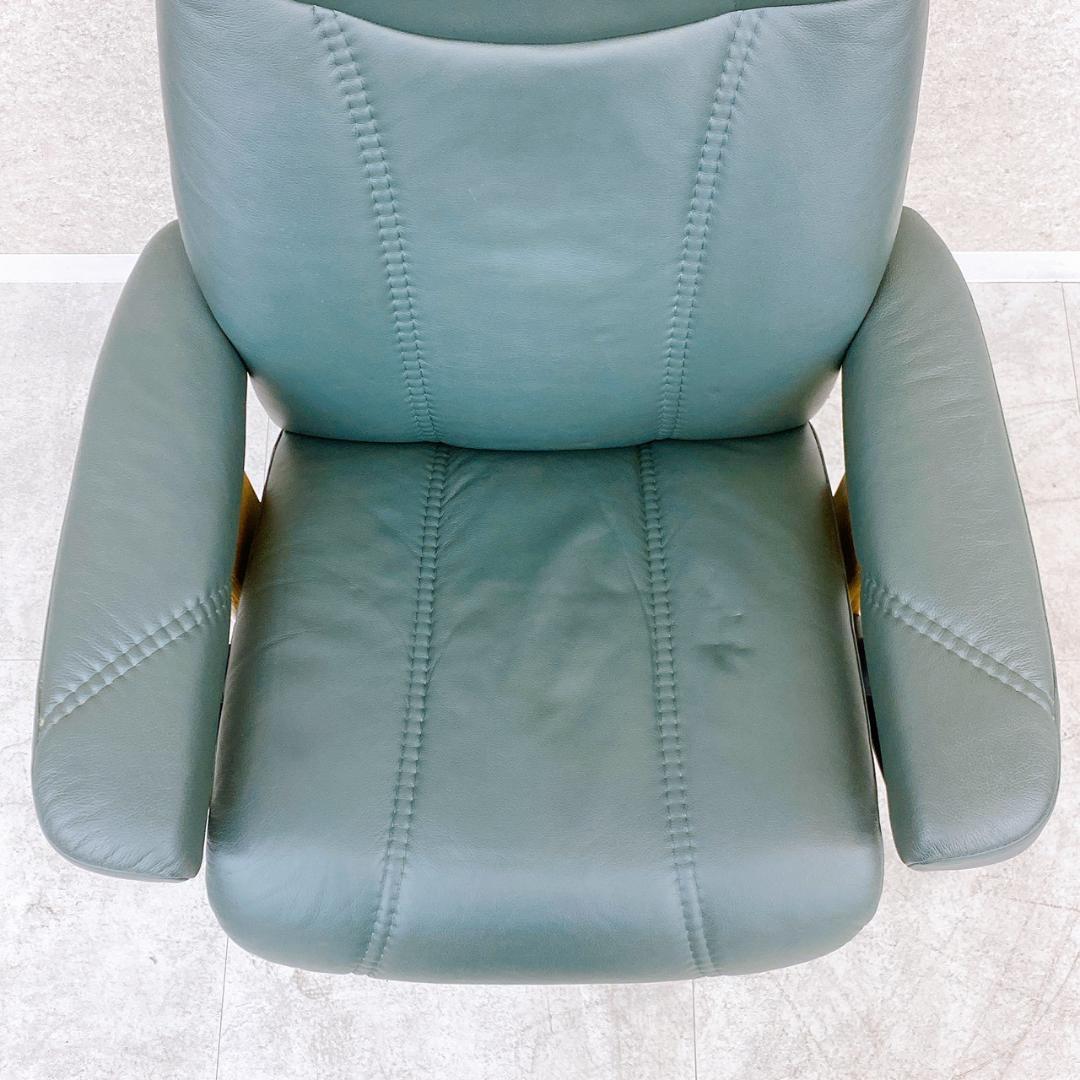 本革 EKORNES エコーネス ストレスレスチェア & オットマンセット