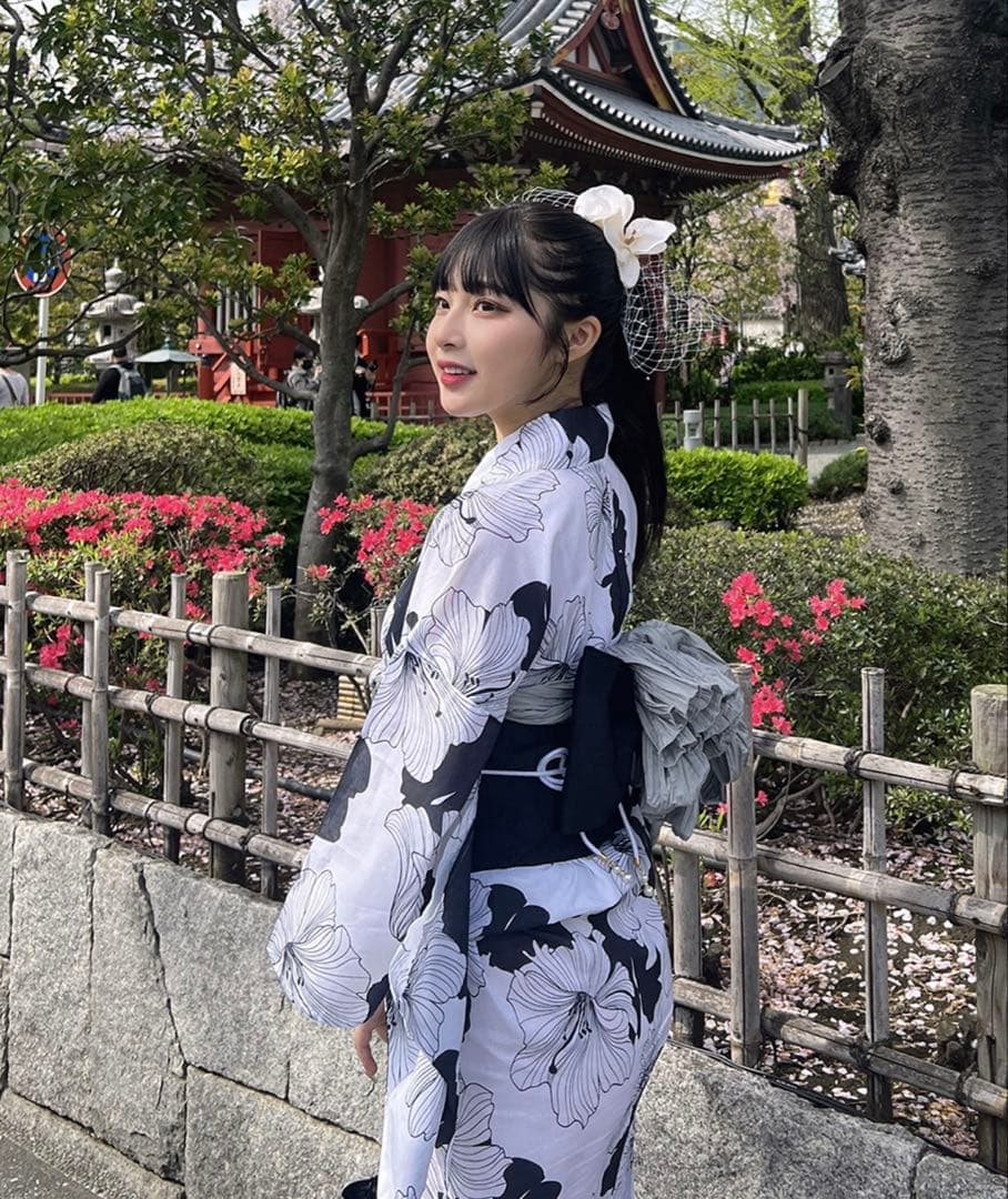 【judin(RiLi)】浴衣(3点セット)/百合