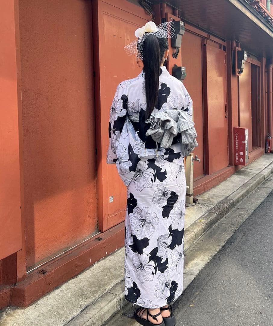 【judin(RiLi)】浴衣(3点セット)/百合