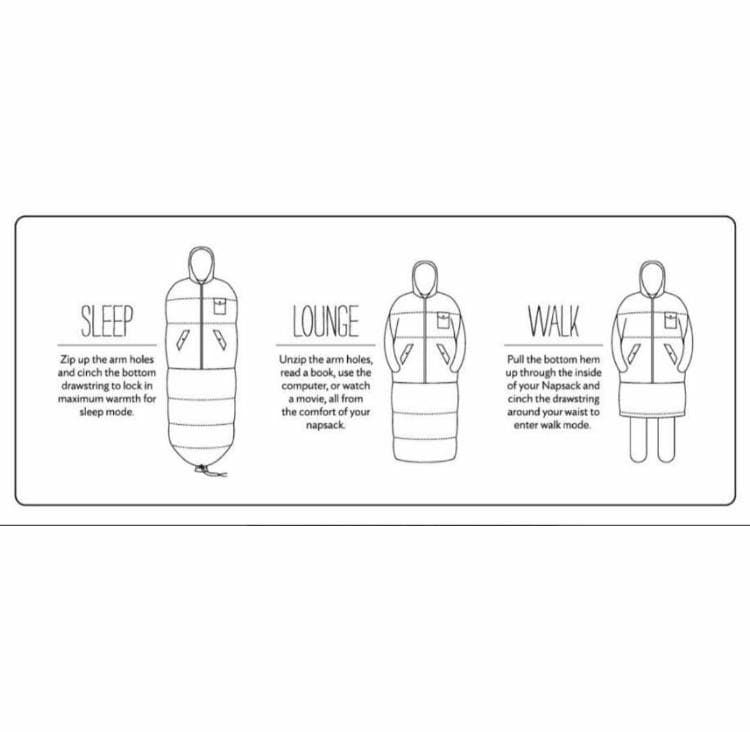M POLER NAPSACK リバーシブル 迷彩 カモフラ 寝袋 キャンプ