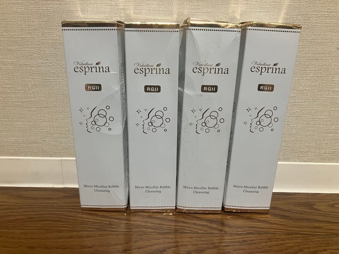 ヴィブリアン エスプリーナ RGⅡ 濃密炭酸バブルクレンジング 4本セット　新品