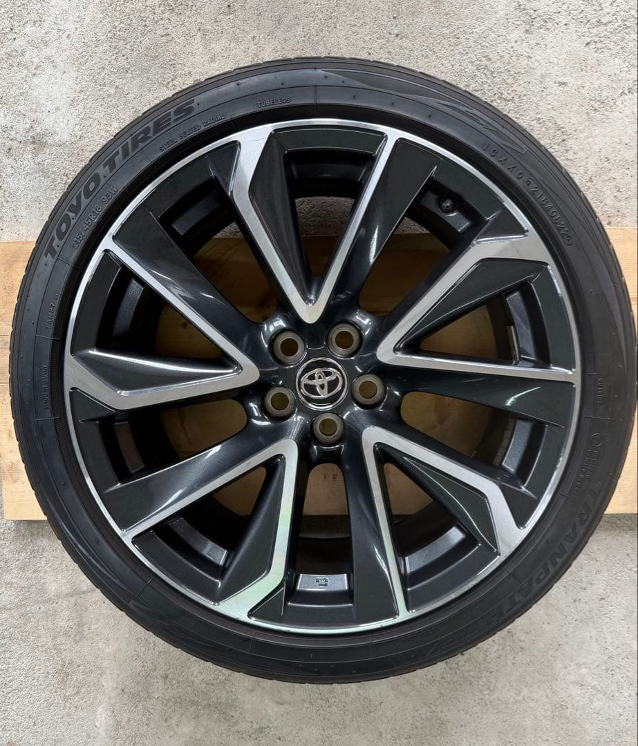 トヨタ カローラスポーツ 純正 18インチ タイヤホイールセット プリウス　86