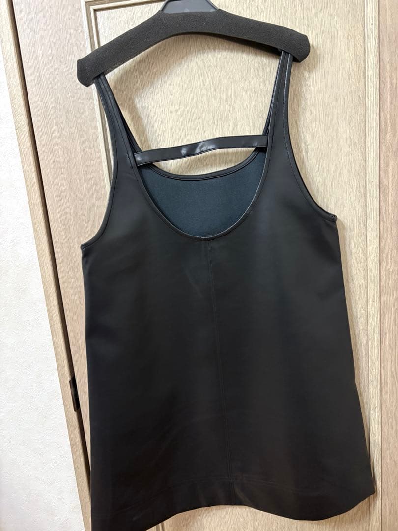 AKTE フェイクレザーミニワンピース