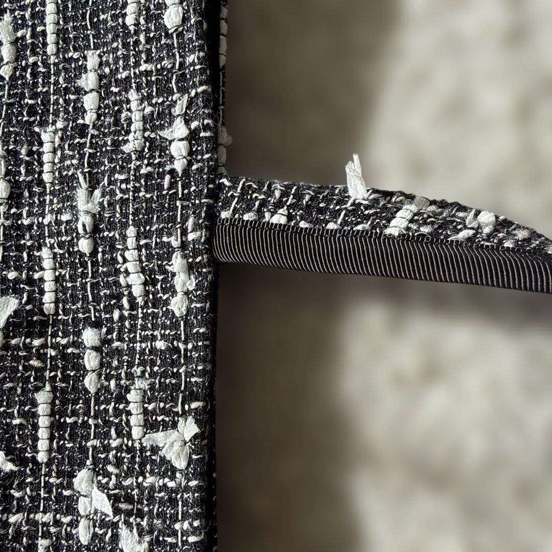 B I B I soeurs ビビスール　tweed White ribbon