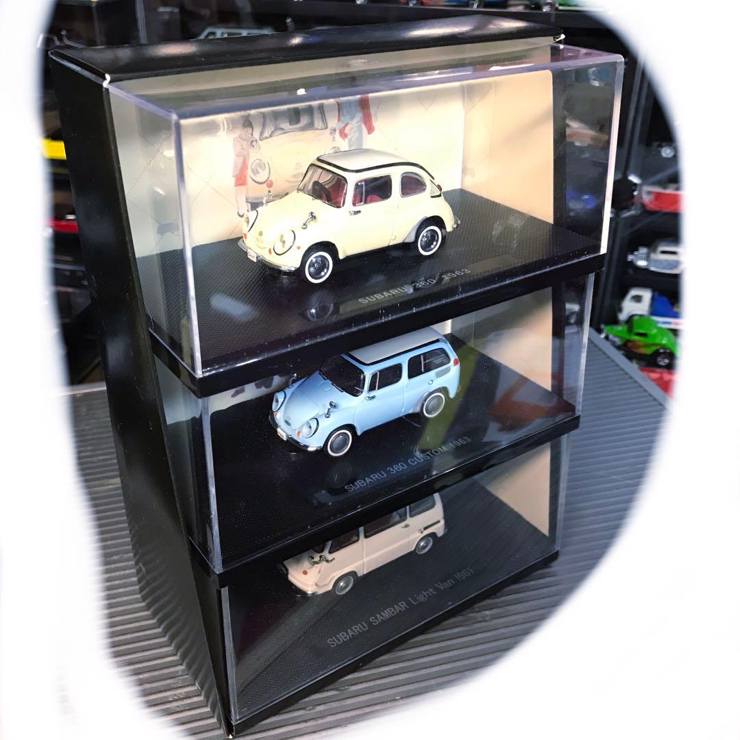 SUBARU 1960’s set 360 サンバー 3台　1/43