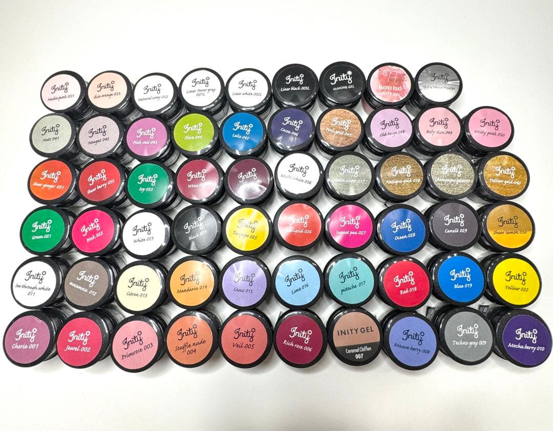 【半額以下】未開封多数アイニティジェル 56色+αセット◎旧パケ