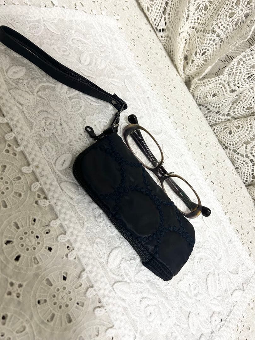 50830A ミナペルホネンハーフハンドメイドリュック　 ミニポーチ付き