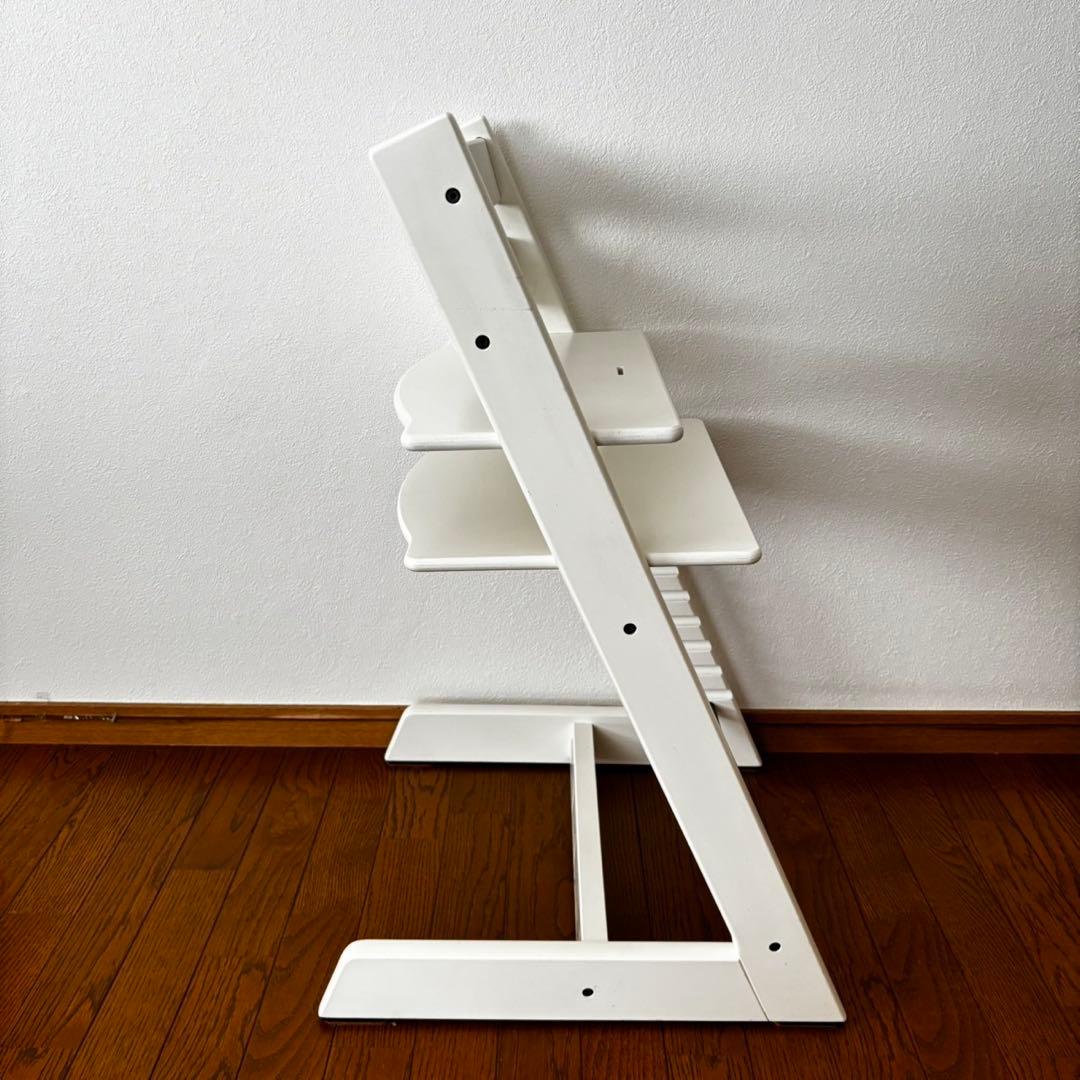 ＊綺麗＊ストッケ　トリップ トラップ　ベビーチェア+ベビーセット　ホワイト①