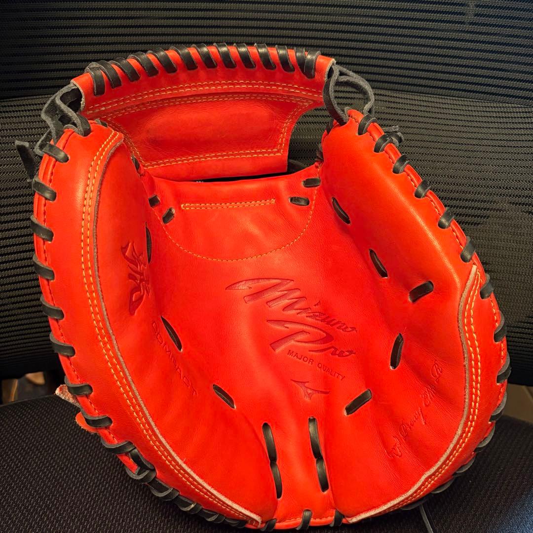 ミズノプロ　軟式キャッチャーミット號　炭谷モデル　袋付き