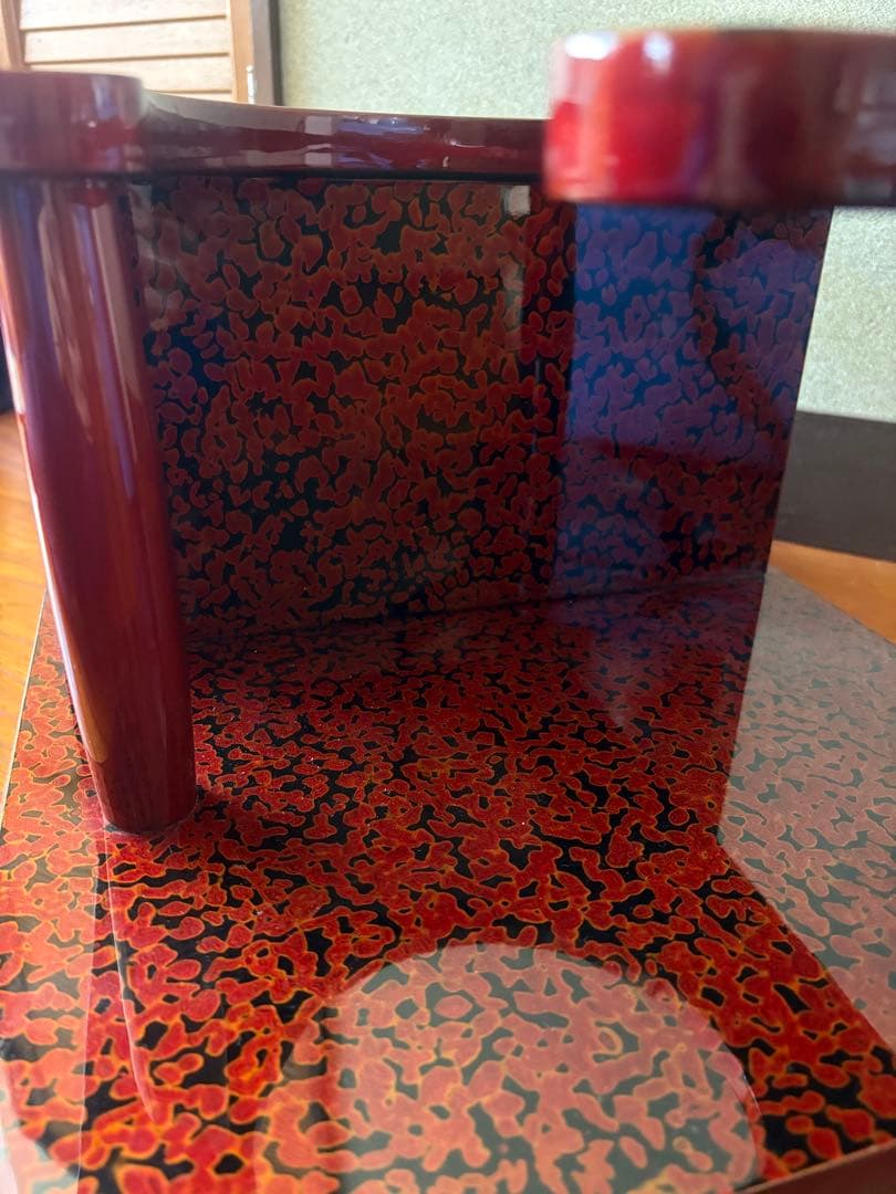 高級&希少！ 昭和レトロ お座敷ワゴン ポットカート 木製座卓 2引き出し付き