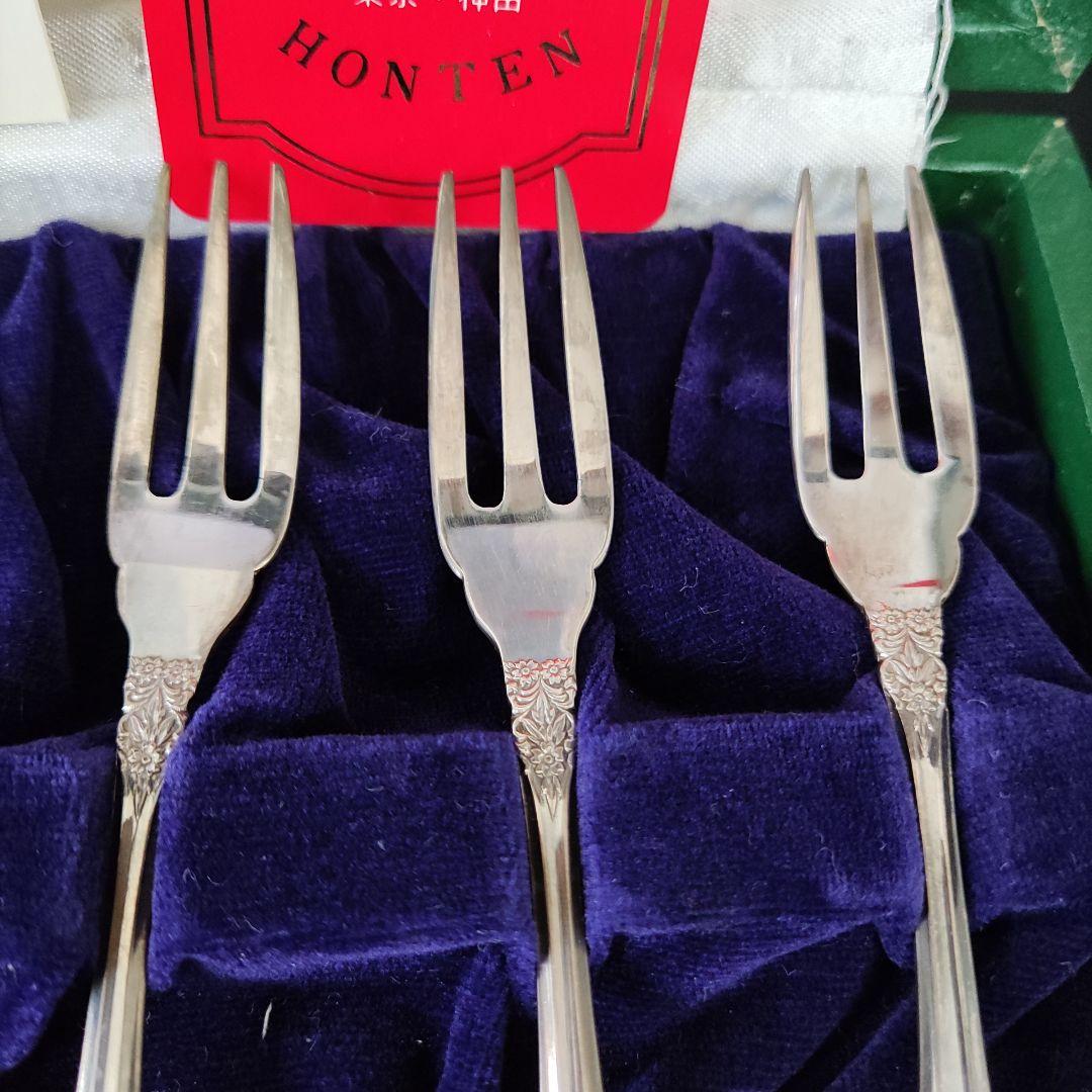 徳力　銀器　銀製　フォーク カトラリー　アンティーク雑貨　✨️限定価格✨️