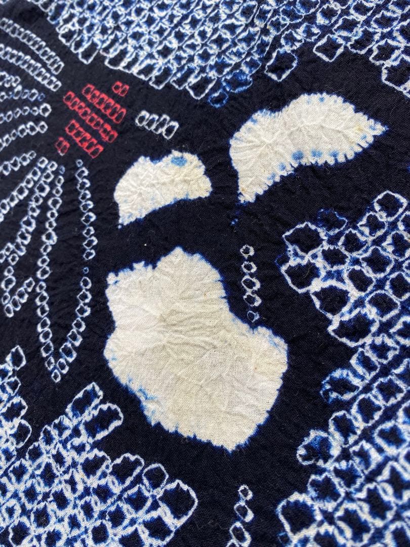 絞り浴衣リメイク　セットアップ