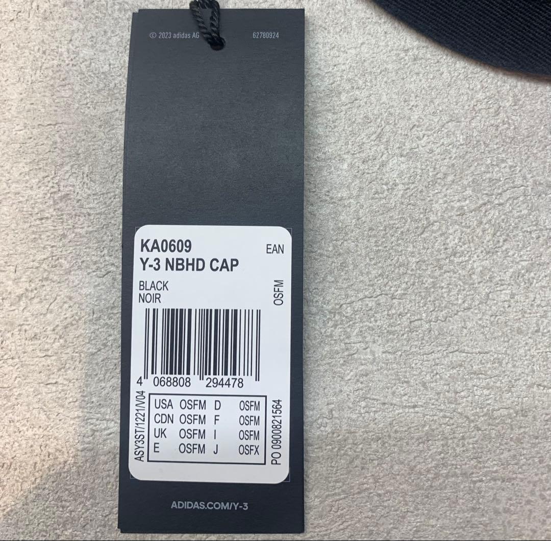 NEIGHBORHOOD Y-3-N ブラックキャップ