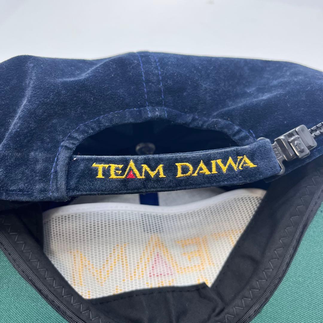 チームダイワ TEAMDAIWA キャップ　レーヨン　帽子　当時物　レトロ