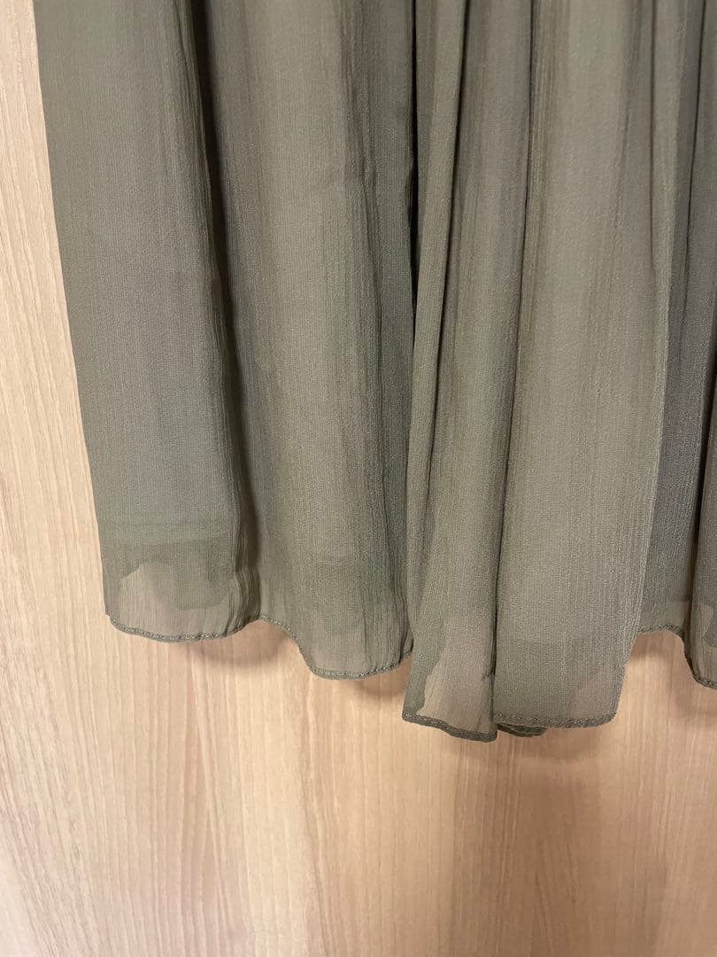 ビアズリー　プリーツガウチョパンツ