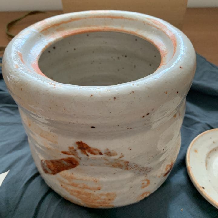 お値下げ　茶道具　志乃　水指　加藤光右衛門　山十窯