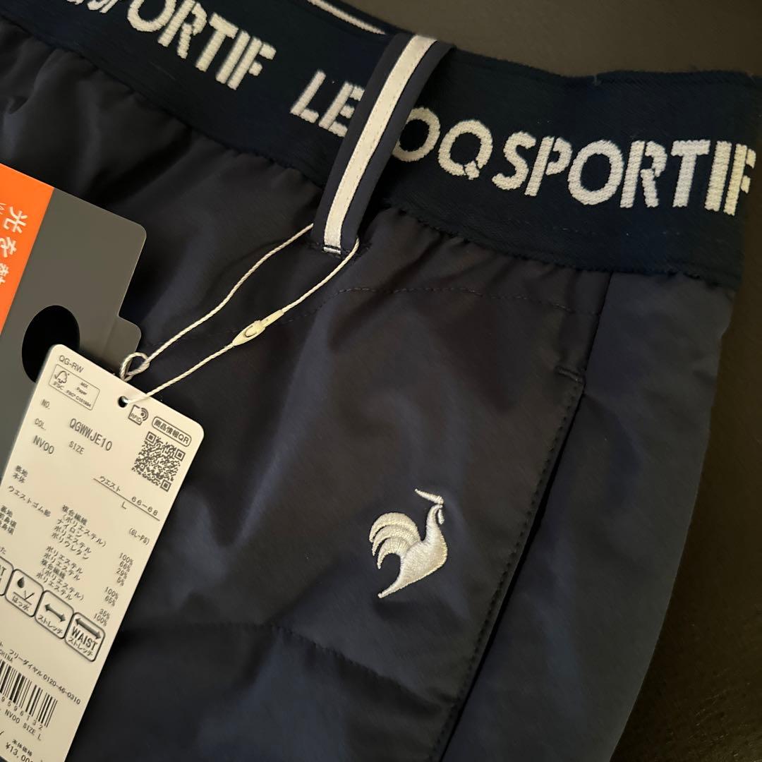 ルコック ゴルフ スカート 中綿 冬 デサント