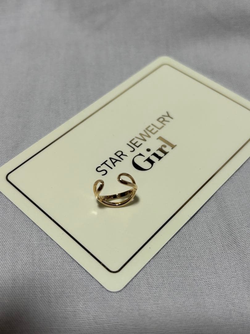 スタージュエリー　ガール　イヤーカフ　K10