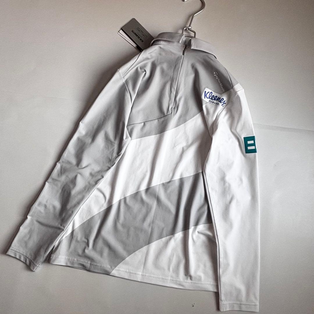 ゴルフ テーラーメイド スリムシルエット UVケア 企業ロゴ ポロシャツ L