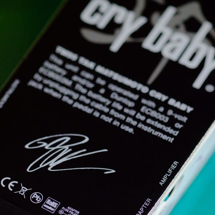 h*o様 Dunlop crybaby TM95 Tak Matsumoto松本