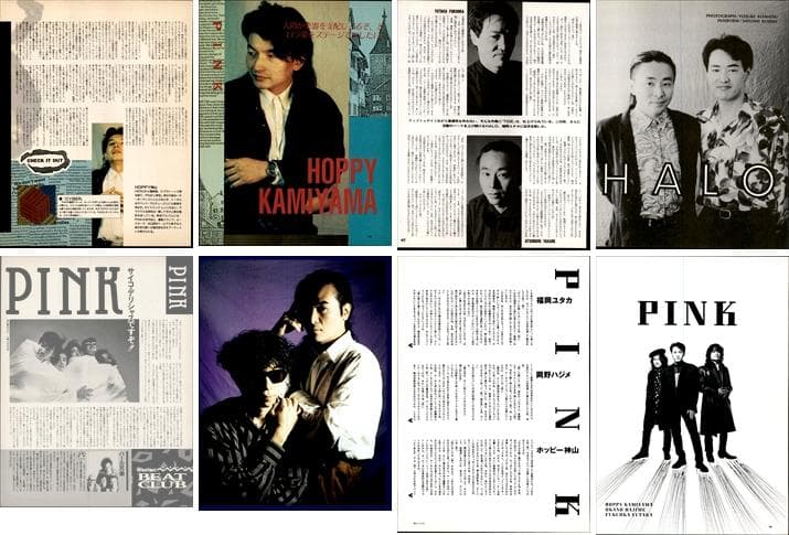 PINK 雑誌 切り抜き 74P ◆貴重！ほぼ欠けなし 福岡ユタカ ホッピー神山