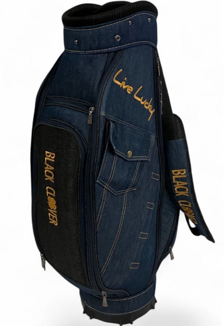 新品同様！訳あり！ブラッククローバー BLACK CLOVER キャディバッグ