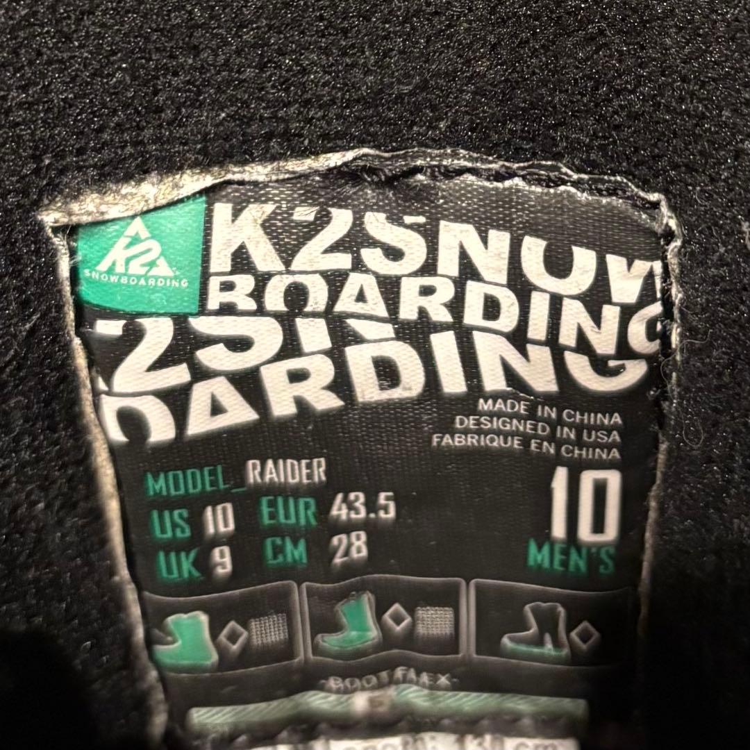 K2 RAIDER スノーボードブーツ BOA 28cm 美品