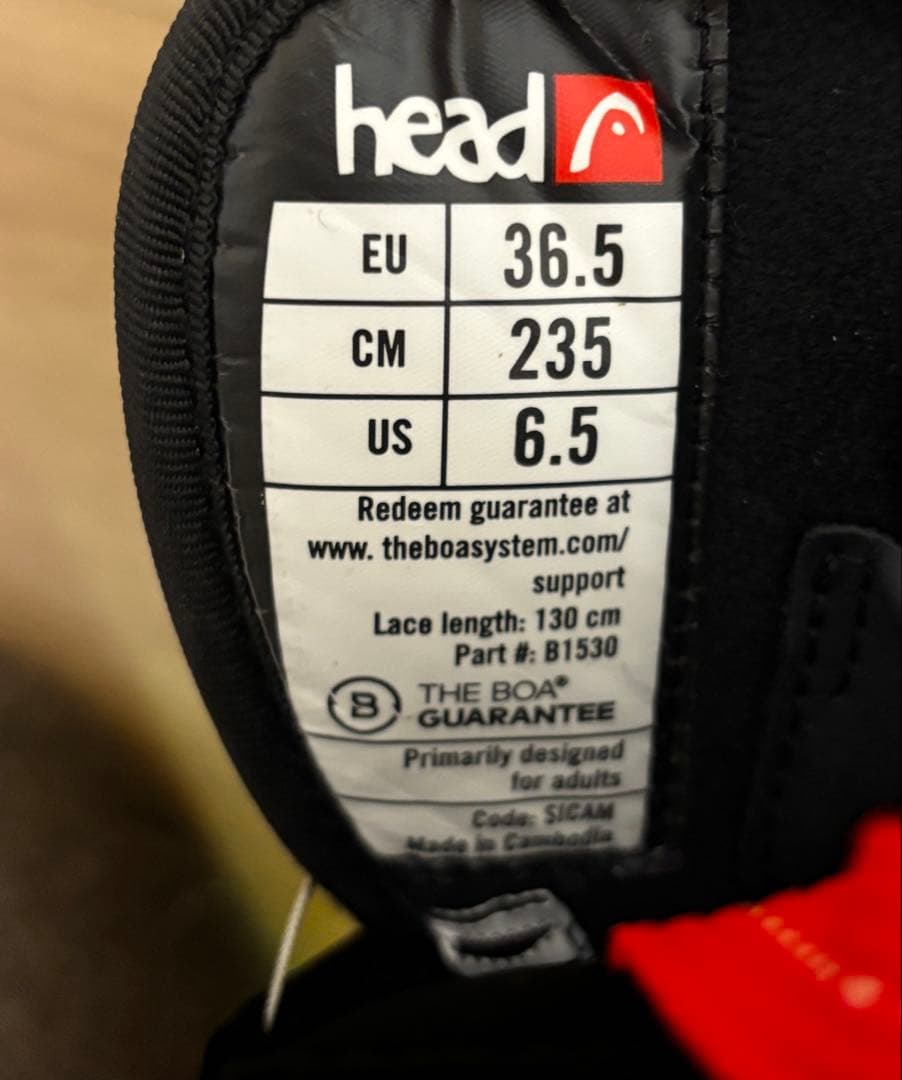 【HOALOHA】 HEAD スノーボードブーツ 23.5cm