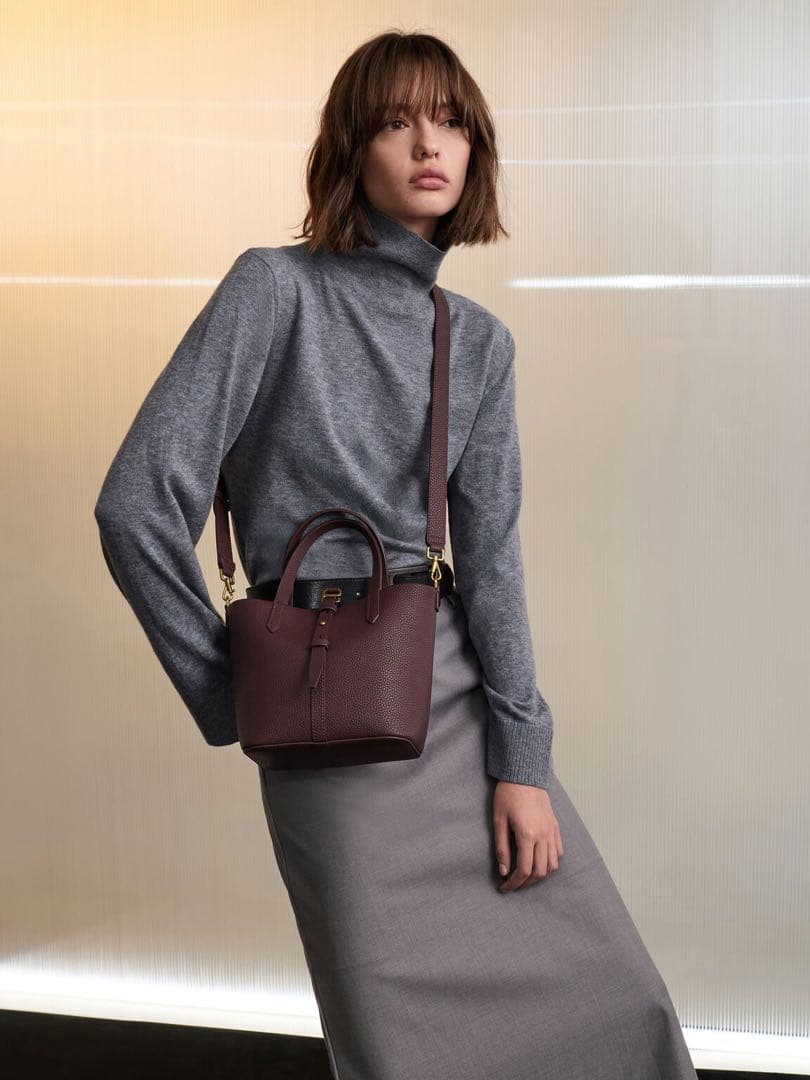 Beryl ベリル リサイクルレザーバケツバッグ