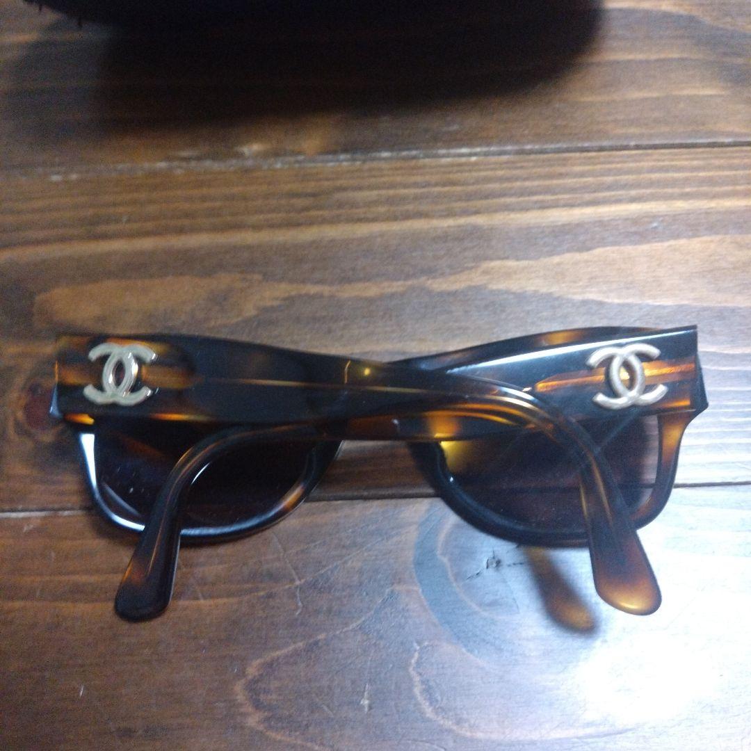 CHANEL　べっ甲サングラス　※ケースに傷あり