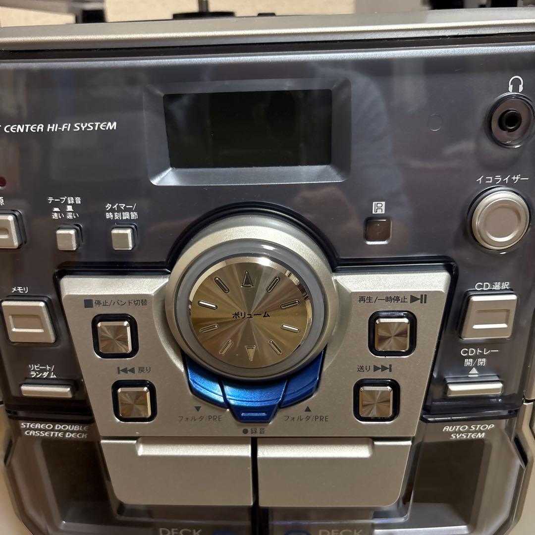 音楽センター ミニコンポ CDカセットデッキ