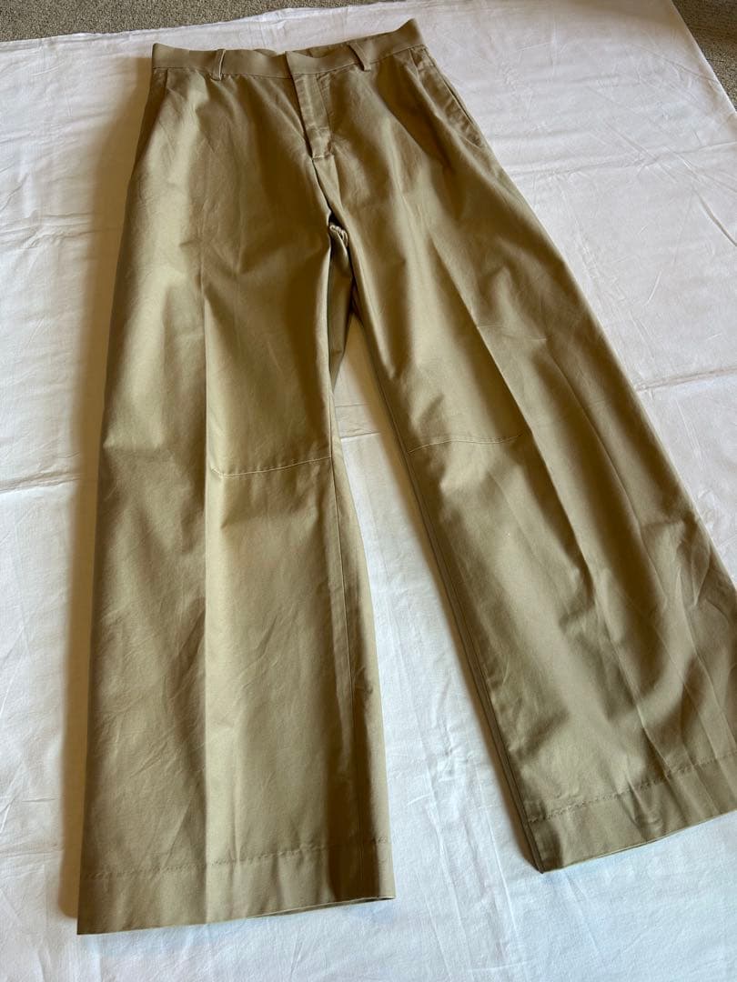 MUSE de Deuxieme Classe チノ タックワイドパンツ 36