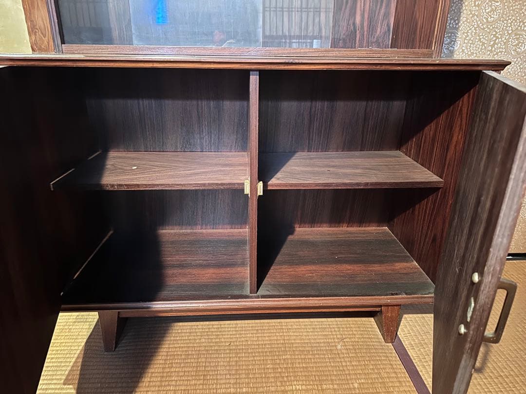 木製チェスト　アンティーク　飾り棚　ヴィンテージ　キャビネット　昭和レトロ