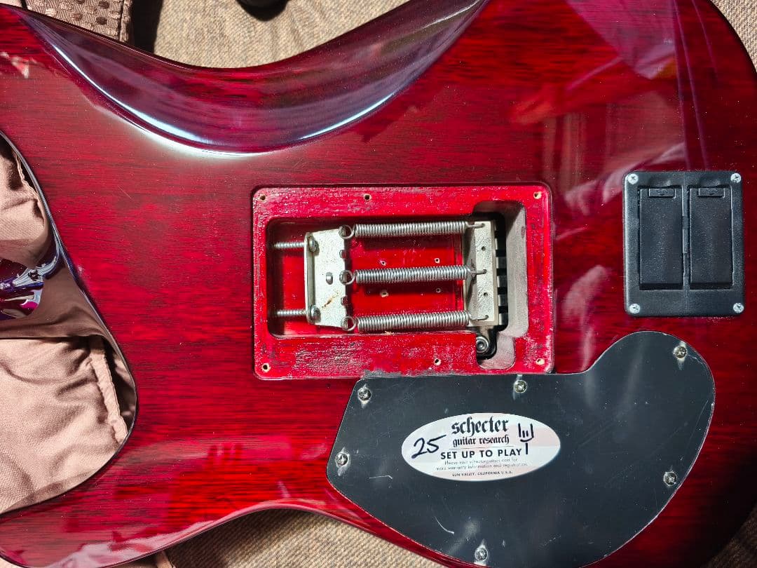 Schecter Hellraiser Sustainiac搭載（サスティナー）